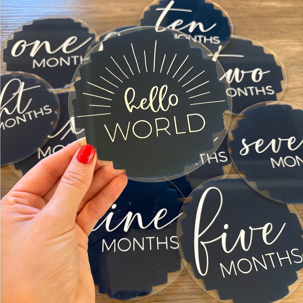 Baby Milestone Cards